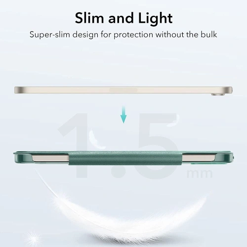 Etui ESR Ascend Trifold Apple iPad mini 2021 (6. generacji) / iPad mini 8.3" 2024 (7. generacji) Dark Green