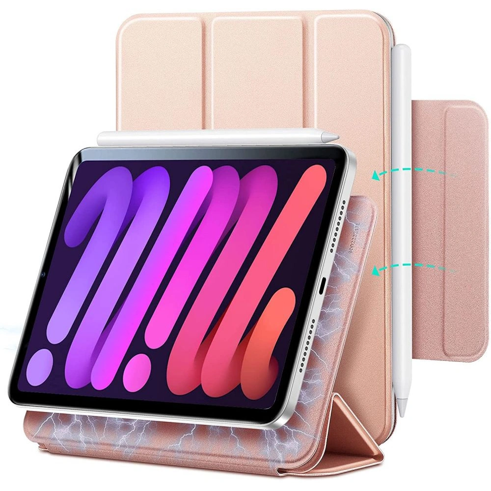 Hurtownia GSM - Etui ESR Rebound Magnetic Apple iPad mini 2021 (6. generacji) / iPad mini 8.3" 2024 (7. generacji) Rose Gold - ESR382RS - {ean13} - Hurt