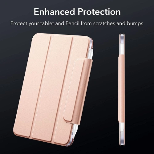 Etui ESR Rebound Magnetic Apple iPad mini 2021 (6. generacji) / iPad mini 8.3" 2024 (7. generacji) Rose Gold