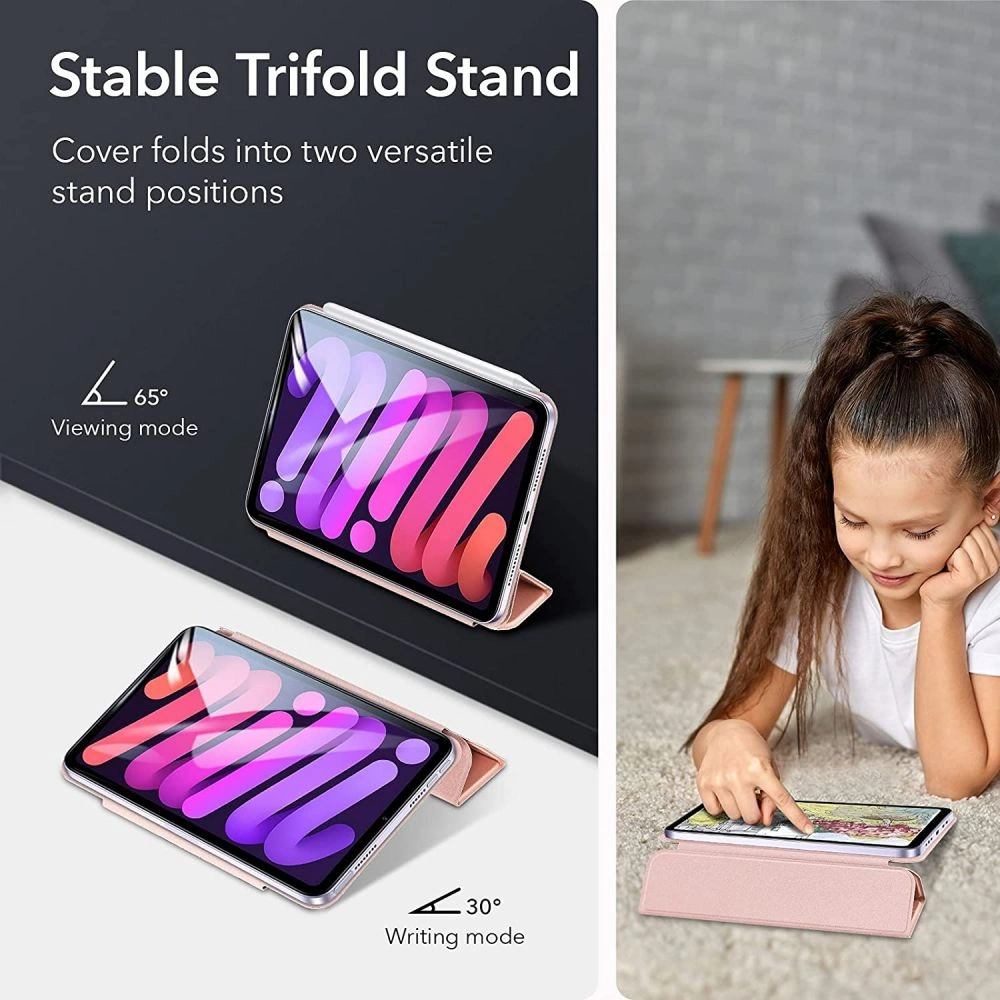 Hurtownia GSM - Etui ESR Rebound Magnetic Apple iPad mini 2021 (6. generacji) / iPad mini 8.3" 2024 (7. generacji) Rose Gold - ESR382RS - {ean13} - Hurt