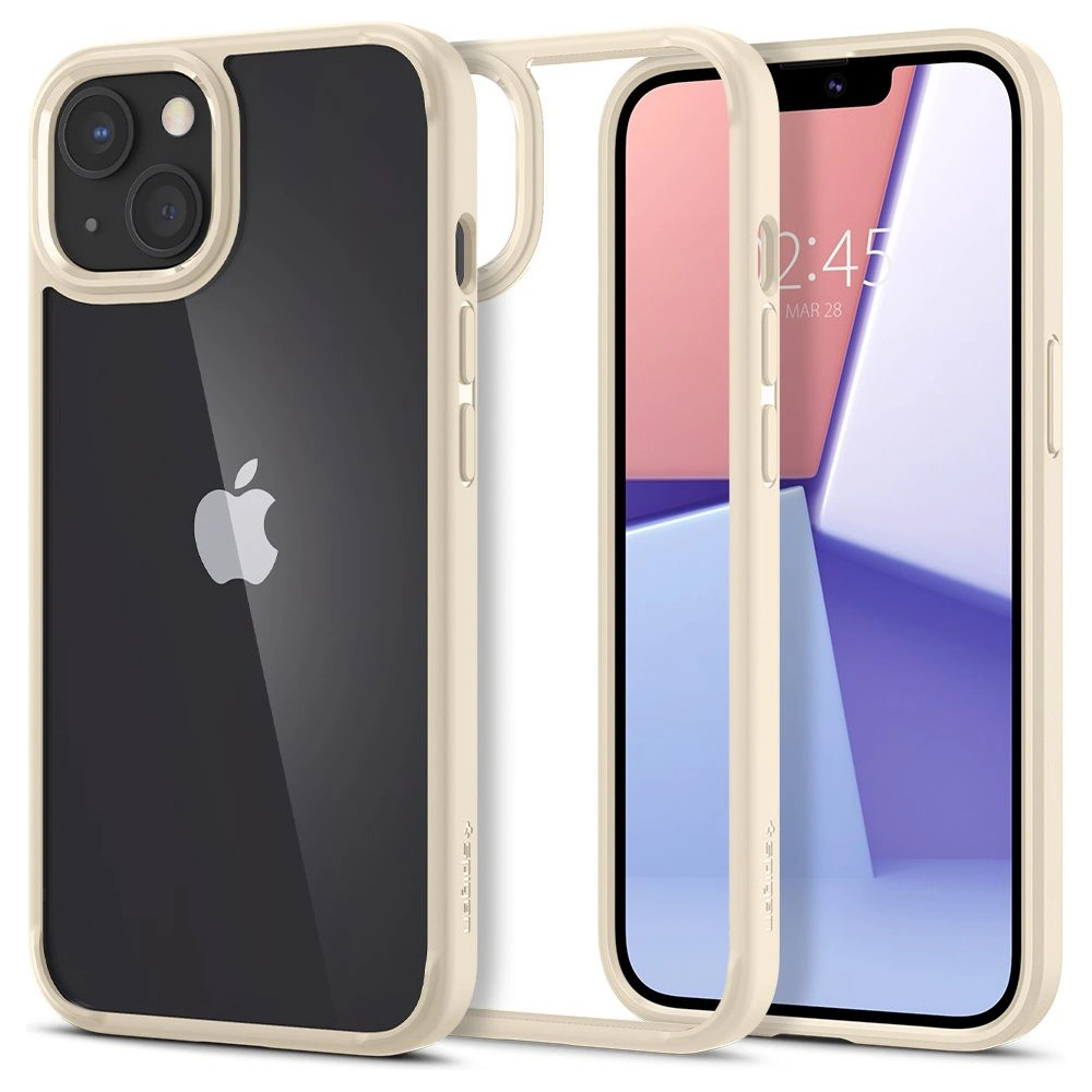 Hurtownia GSM - Etui Spigen Ultra Hybrid Apple iPhone 13 Písečný béžový - SPN1832SANBEI - {ean13} - Hurt
