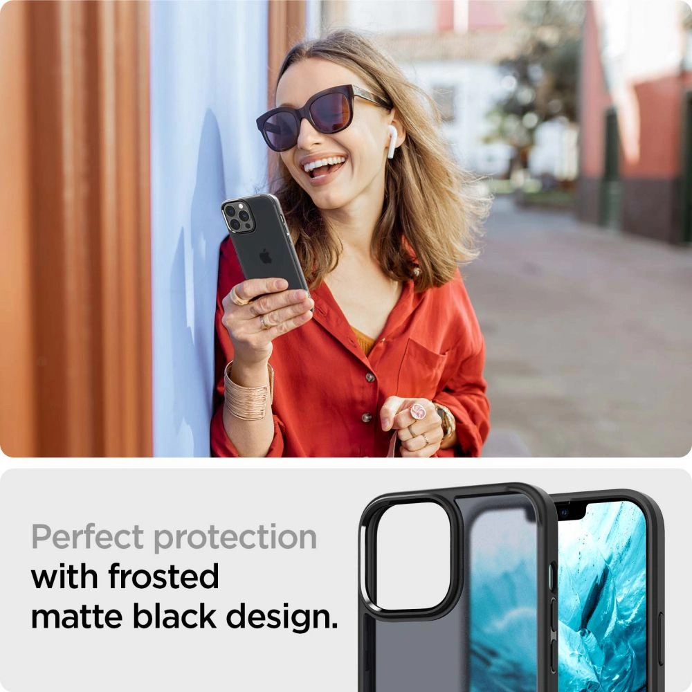 Hurtownia GSM - Etui Spigen Ultra Hybrid Apple iPhone 13 Pro Matte Frost Black - SPN1836MBLK - {ean13} - Hurt