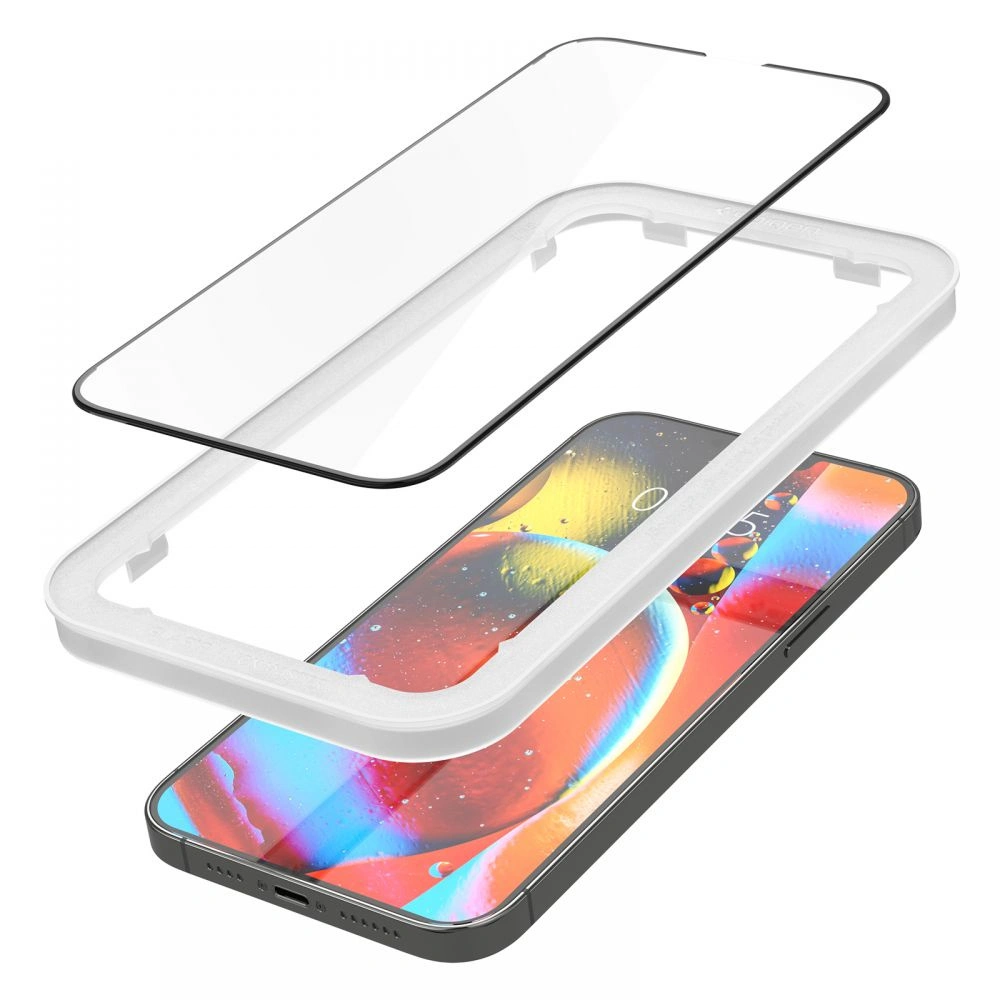 Hurtownia GSM - Sticlă temperată Spigen GLAS.tR Slim AlignMaster Apple iPhone iPhone 14 Plus / 15 Plus Negru [2 PACK] - SPN1840BLK - {ean13} - Hurt