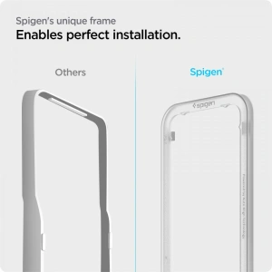 Szkło hartowane Spigen GLAS.tR Slim AlignMaster Apple iPhone iPhone 14 Plus / 15 Plus Black [2 PACK]