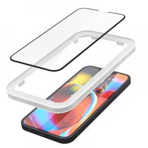 Tvrzené sklo Spigen GLAS.tR Slim AlignMaster Apple iPhone 14/13/13 Pro černé [2 PACK]
