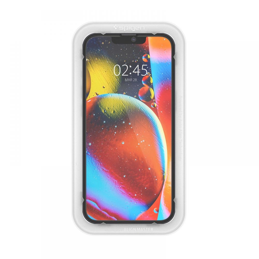 Hurtownia GSM - Szkło hartowane Spigen GLAS.tR Slim AlignMaster Apple iPhone 14/13/13 Pro Black [2 PACK] - SPN1842BLK - {ean13} - Hurt