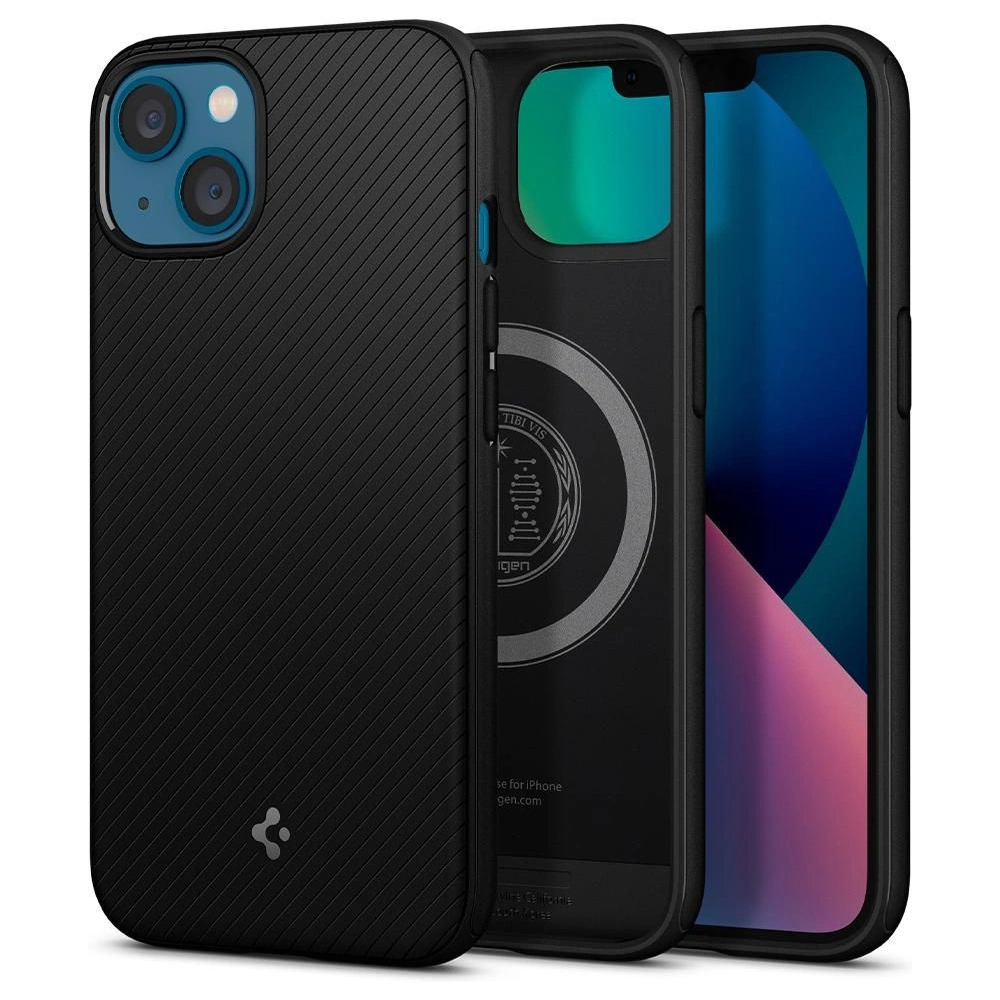 Hurtownia GSM - Etui Spigen Mag Armor MagSafe Apple iPhone 13 mini Matte Black - SPN1845BLK - {ean13} - Hurt