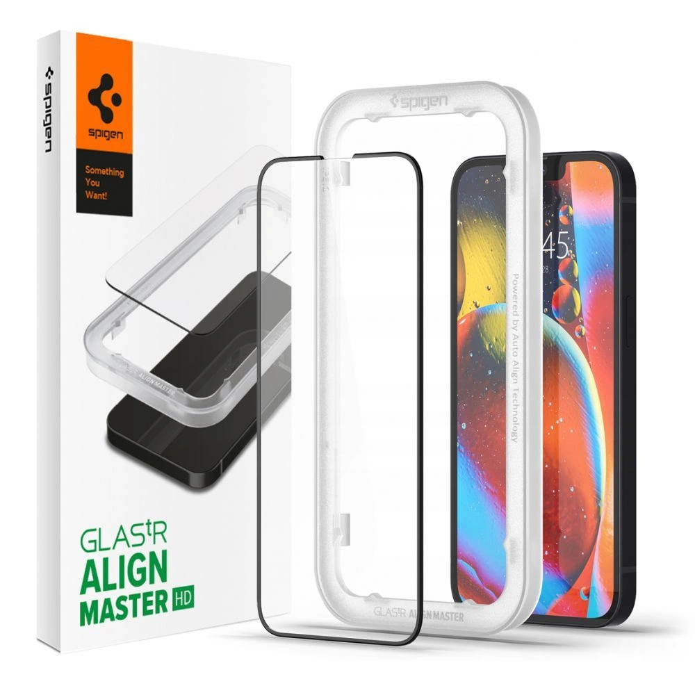 Hurtownia GSM - Szkło hartowane Spigen GLAS.tR Slim AlignMaster Apple iPhone 14/13/13 Pro - SPN1848 - {ean13} - Hurt
