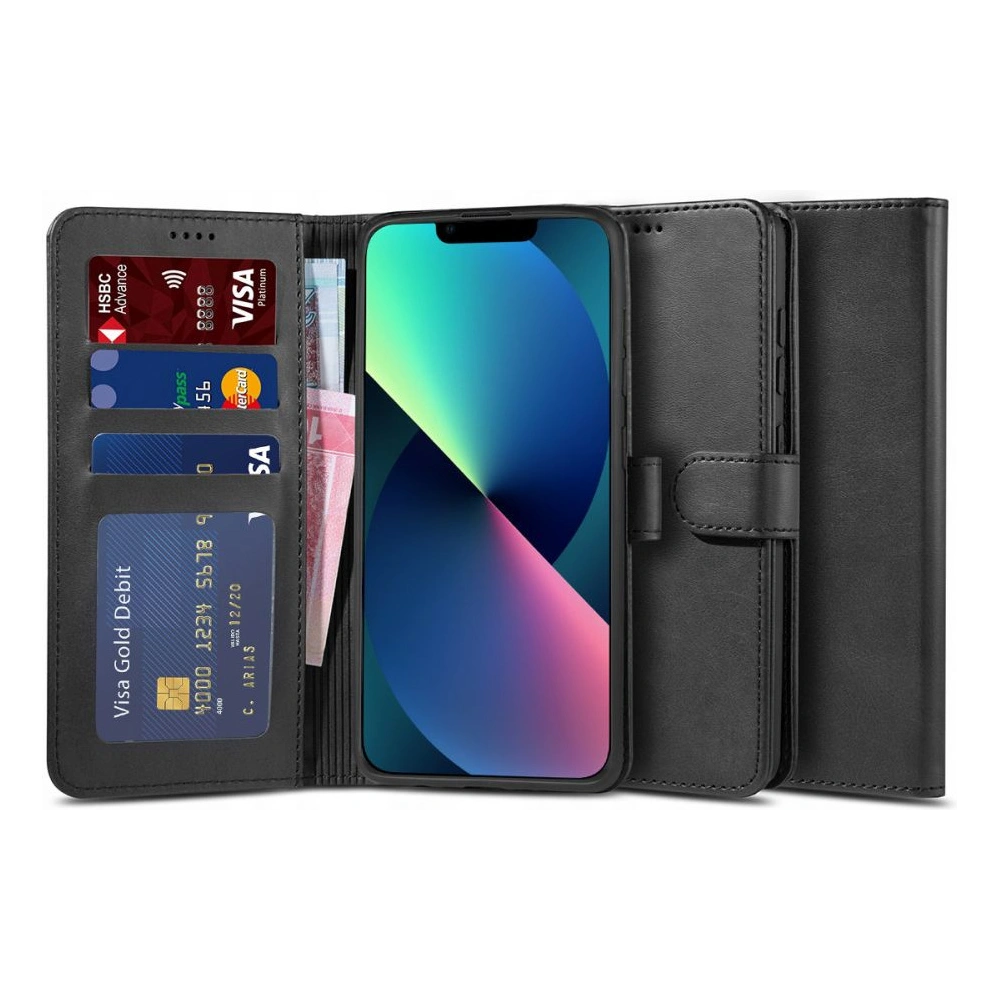 Hurtownia GSM - Case Tech-Protect Wallet 2 Apple iPhone 13 mini Schwarz - THP612BLK - {ean13} - Hurt