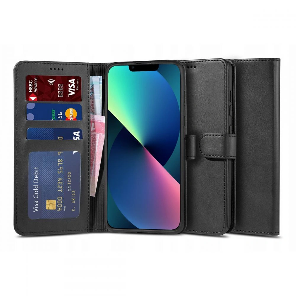 Hurtownia GSM - Case Tech-Protect Wallet 2 Apple iPhone 13 Schwarz - THP613BLK - {ean13} - Hurt