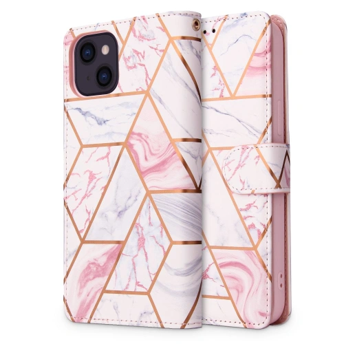 Etui Tech-Protect Wallet Apple iPhone 13 Marble