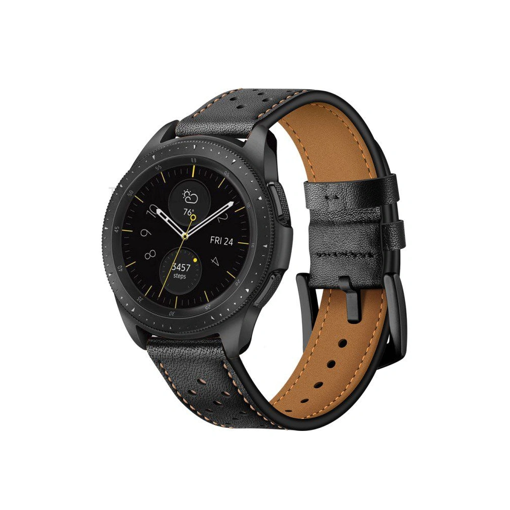 Hurtownia GSM - Pasek Tech-Protect Leather Samsung Galaxy Watch 4 40/42/44/46mm Černý - THP621BLK - {ean13} - Hurt
