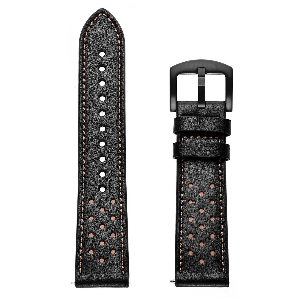 Hurtownia GSM - Pasek Tech-Protect Leather Samsung Galaxy Watch 4 40/42/44/46mm Černý - THP621BLK - {ean13} - Hurt