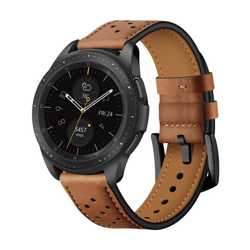 Hurtownia Tech-Protect - 9589046917257 - THP622BR - Pasek Tech-Protect Leather Samsung Galaxy Watch 4 40/42/44/46mm Brown - B2B homescreen