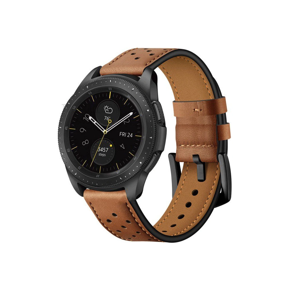 Hurtownia GSM - Pasek Tech-Protect Leather Samsung Galaxy Watch 4 40/42/44/46mm Brown - THP622BR - {ean13} - Hurt