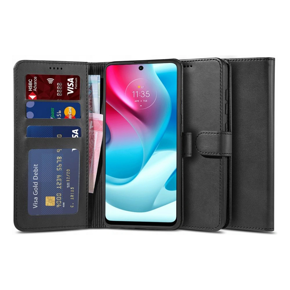 Hurtownia GSM - Etui Tech-Protect Wallet 2 Motorola Moto G60s černá - THP627BLK - {ean13} - Hurt