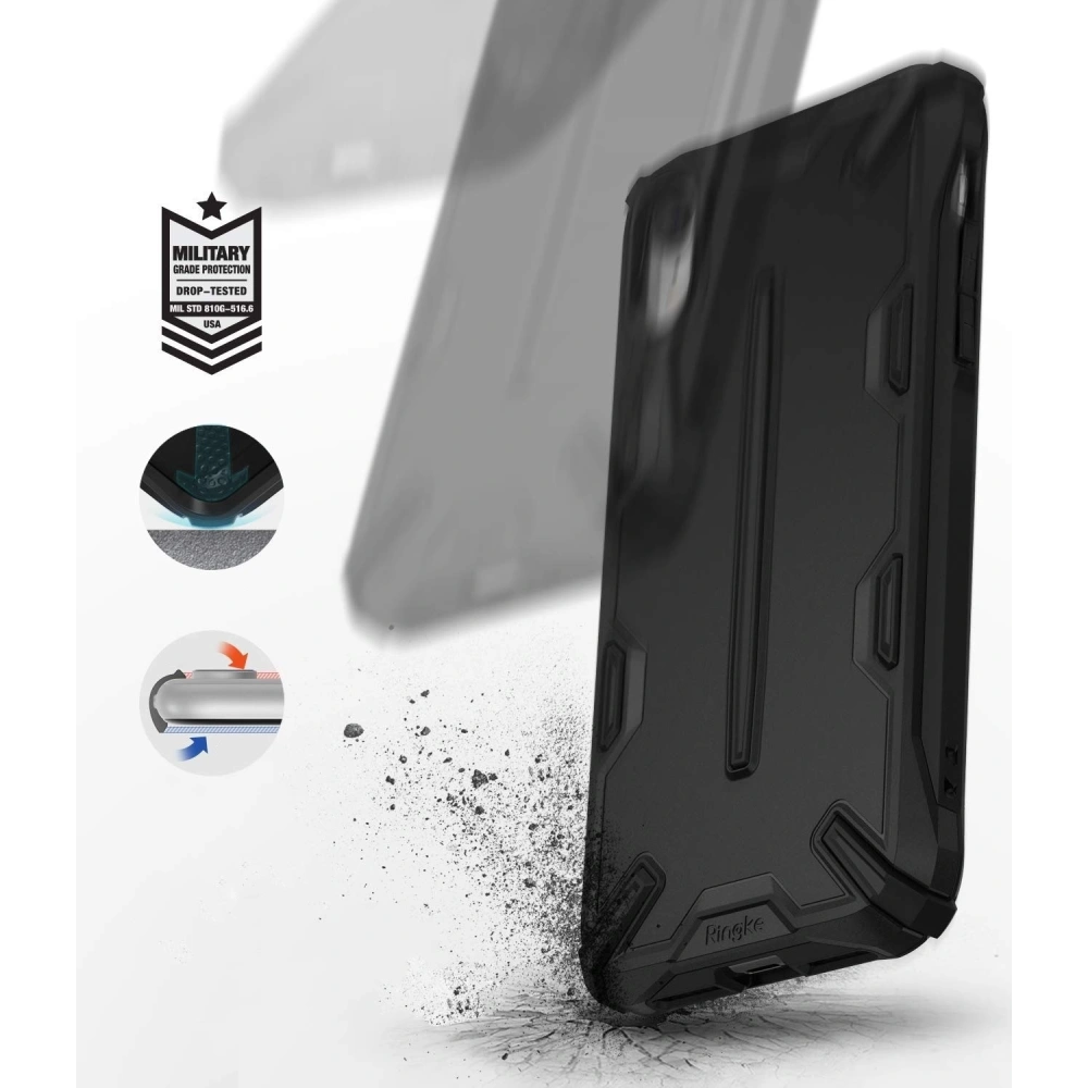 Hurtownia GSM - Etui Ringke Dual-X iPhone XR 6.1 SF černé - RGK803BLK - {ean13} - Hurt