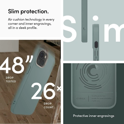 Etui Spigen Cyrill Color Brick Apple iPhone 13 Kale