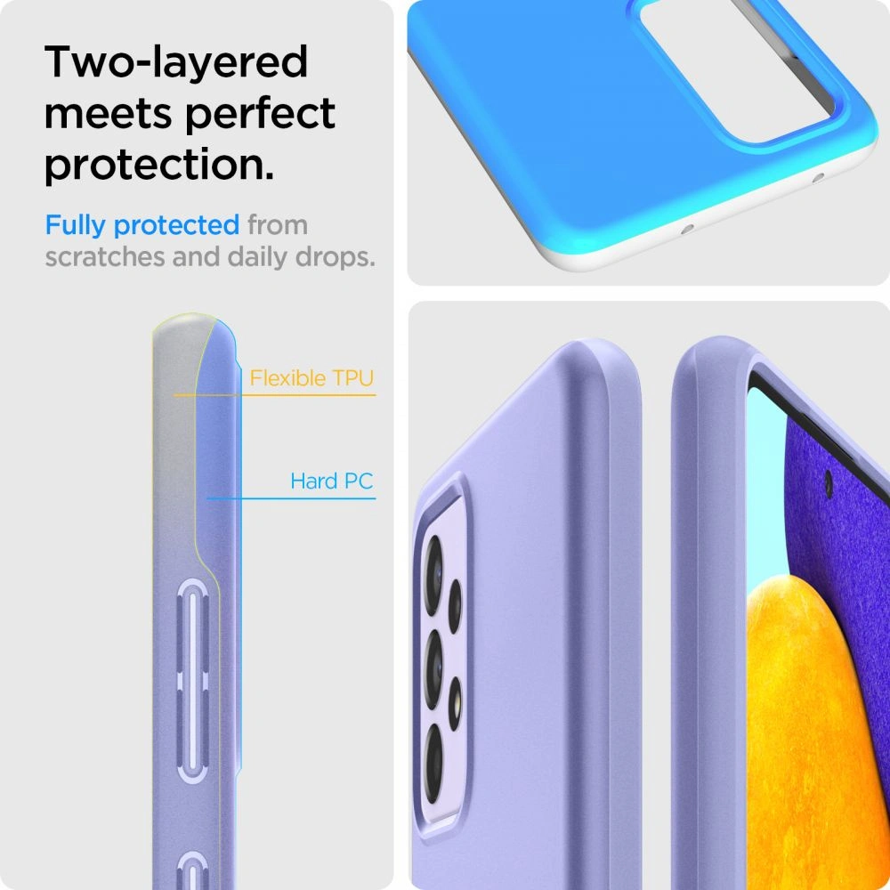 Hurtownia GSM - Etui Spigen Thin Fit Samsung Galaxy A52/A52s Úžasná fialová - SPN1852VIO - {ean13} - Hurt