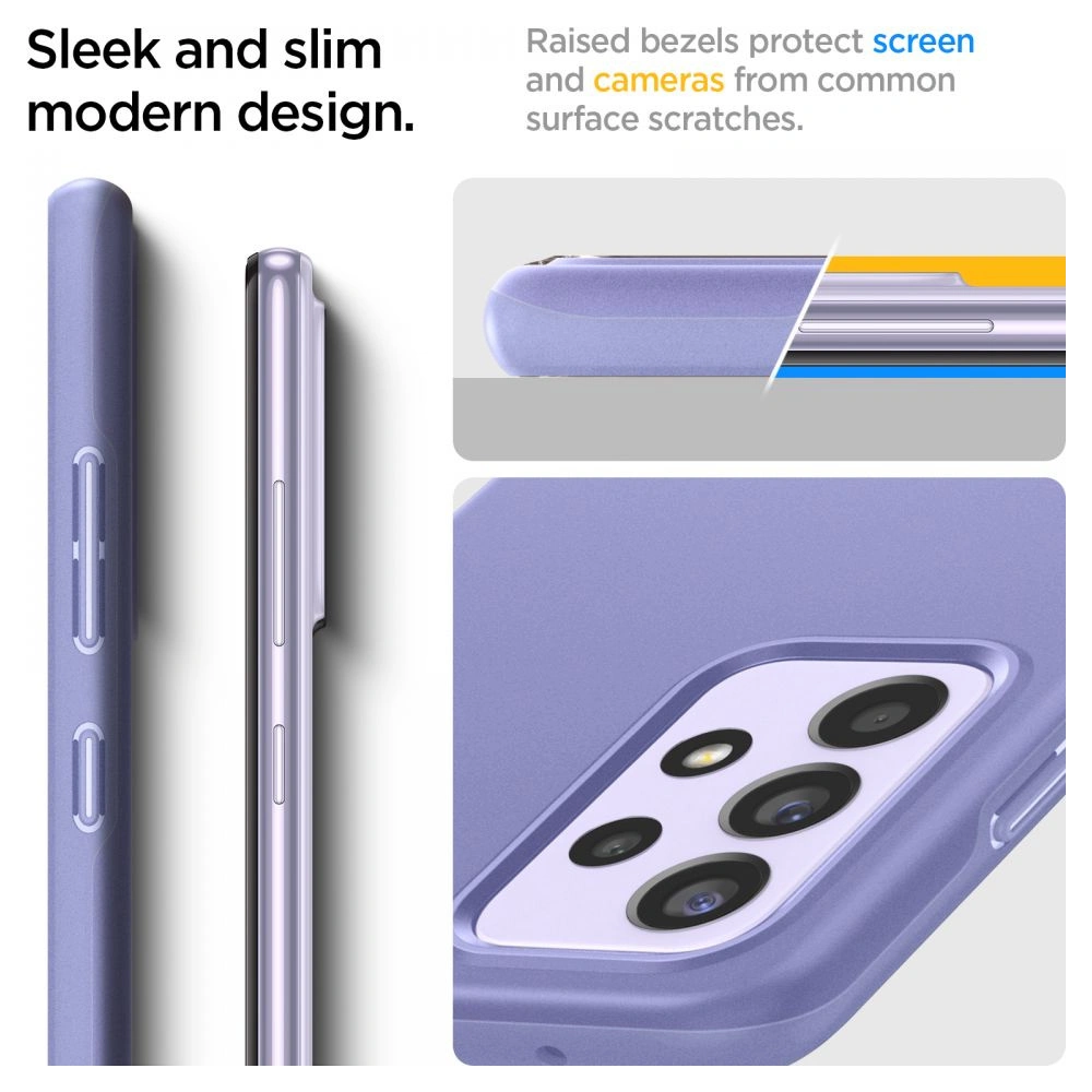 Wholesale Case Spigen Thin Fit Samsung Galaxy A52/A52s Awesome Violet - SPN1852VIO - {ean13} - Hurt