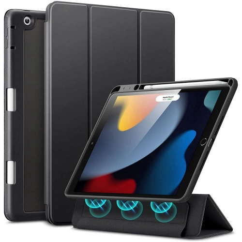 Etui ESR Rebound Hybrid Apple iPad 10.2 2019/2020/2021 (7., 8. i 9. generacji) Frosted Black