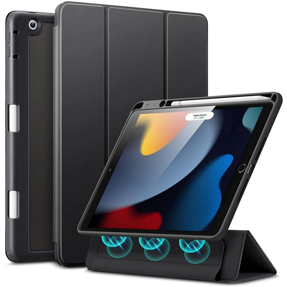 Wholesale ESR Rebound Hybrid Apple iPad 10.2 2019/2020/2021 7, 8, 9 Gen Frosted Black - ESR383BLK - {ean13} - Hurt