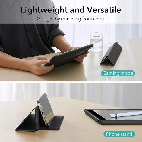 Etui ESR Rebound Hybrid Apple iPad 10.2 2019/2020/2021 (7., 8. i 9. generacji) Frosted Black