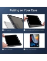 Wholesale ESR Rebound Hybrid Apple iPad 10.2 2019/2020/2021 7, 8, 9 Gen Frosted Black - ESR383BLK - {ean13} - Hurt