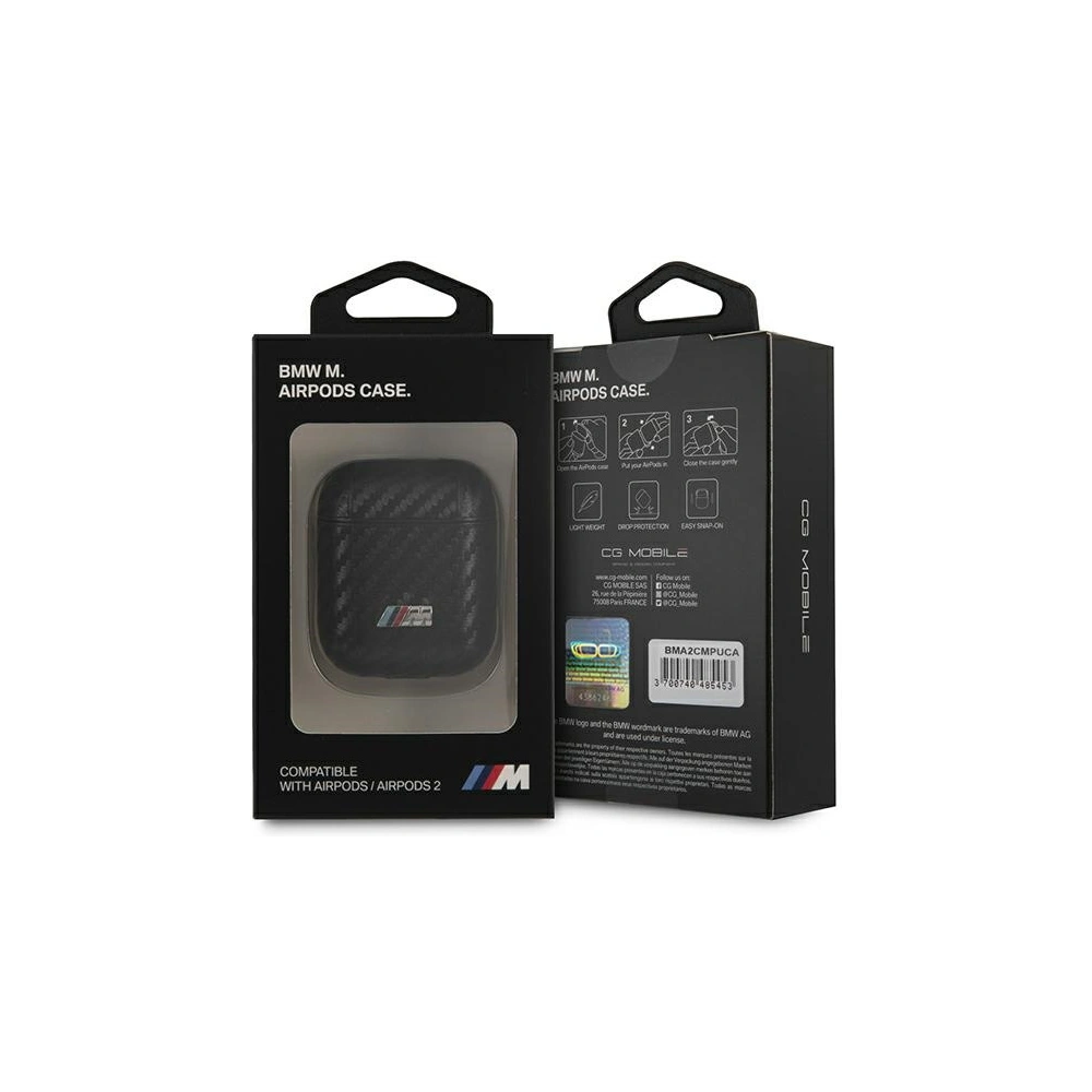 Hurtownia GSM - Etui BMW BMA2CMPUCA Apple AirPods černý/black PU Carbon M Collection - BMW001BLK - {ean13} - Hurt