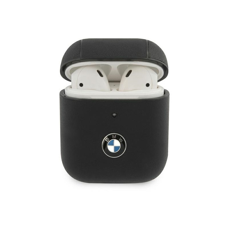 BMW Distributor - 3700740485415 - BMW002BLK - BMW BMA2CSLBK Apple AirPods black Geniune Leather Signature - B2B homescreen