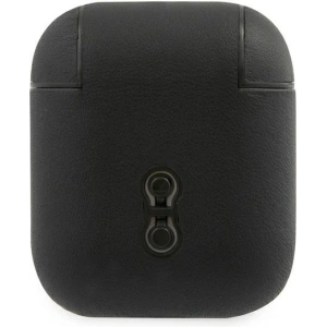 Hurtownia GSM - Etui BMW BMA2CSLBK Apple AirPods černý/black Geniune Leather Signature - BMW002BLK - {ean13} - Hurt
