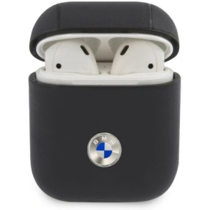 Hurtownia GSM - Etui BMW BMA2SSLNA Apple AirPods námořnická/modrá Skutečná kůže Stříbrné logo - BMW004NAV - {ean13} - Hurt