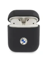 Etui BMW BMA2SSLNA Apple AirPods granatowy/navy Geniune Leather Silver Logo
