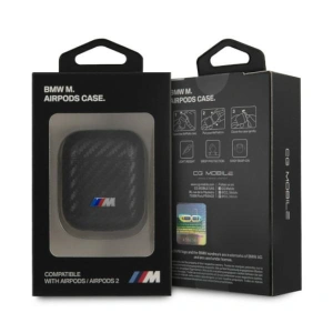 Hurtownia GSM - Etui BMW BMA2WMPUCA Apple AirPods černý/black PU Carbon M Collection - BMW005BLK - {ean13} - Hurt