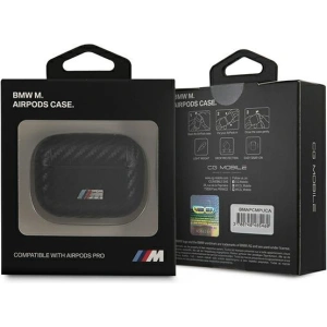 Etui BMW BMAPCMPUCA Apple AirPods Pro czarny/black PU Carbon M Collection