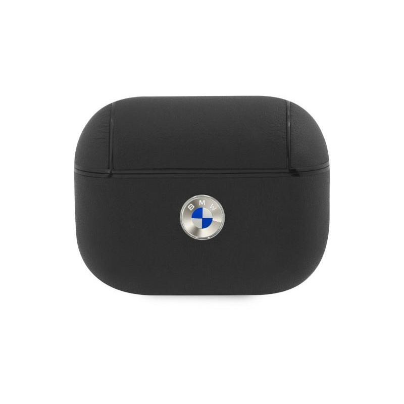 BMW Distributor - 3666339009410 - BMW008BLK - BMW BMAPSSLBK Apple AirPods Pro black Geniune Leather Silver Logo - B2B homescreen