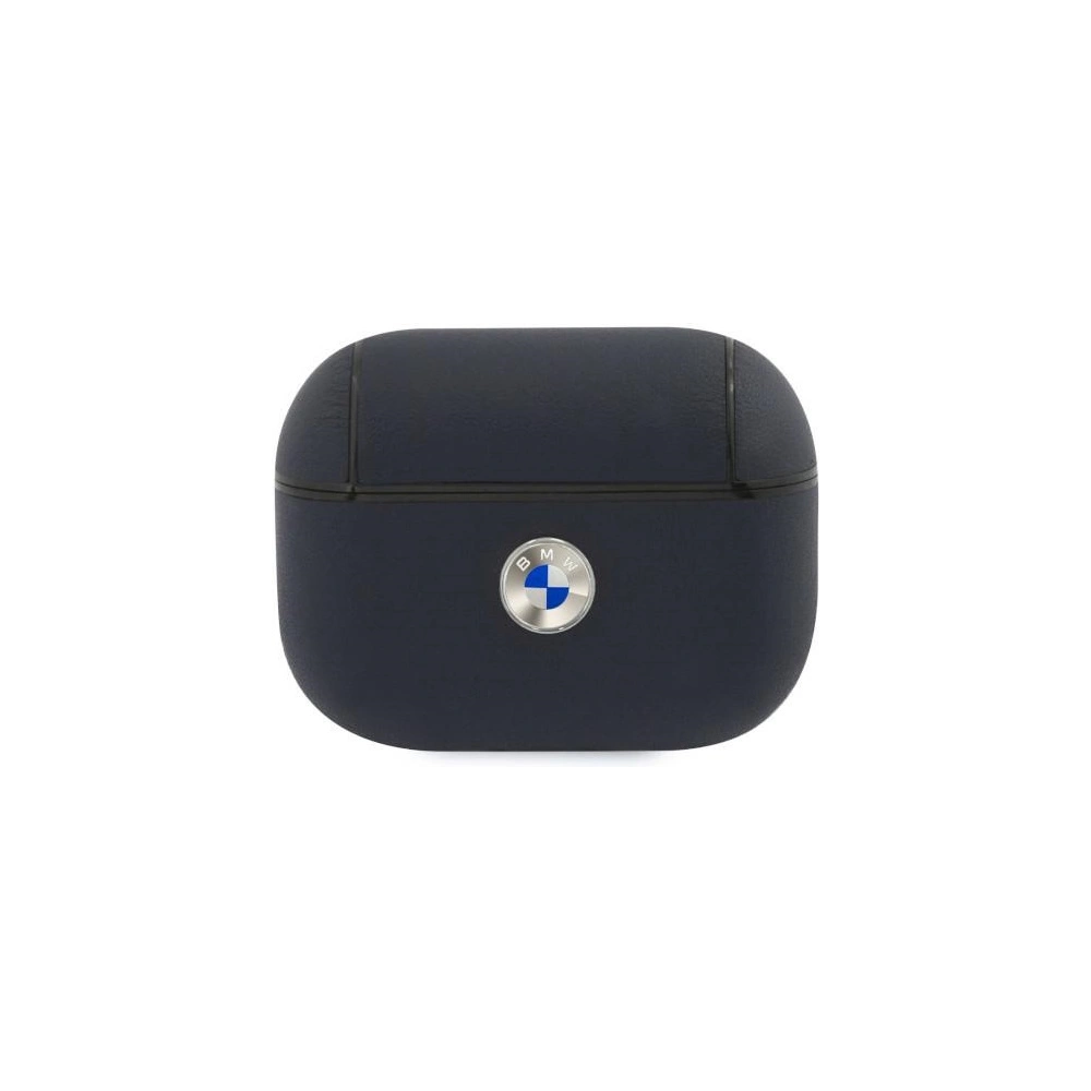 Wholesale BMW BMAPSSLNA Apple AirPods Pro navy Geniune Leather Silver Logo - BMW009NAV - {ean13} - Hurt