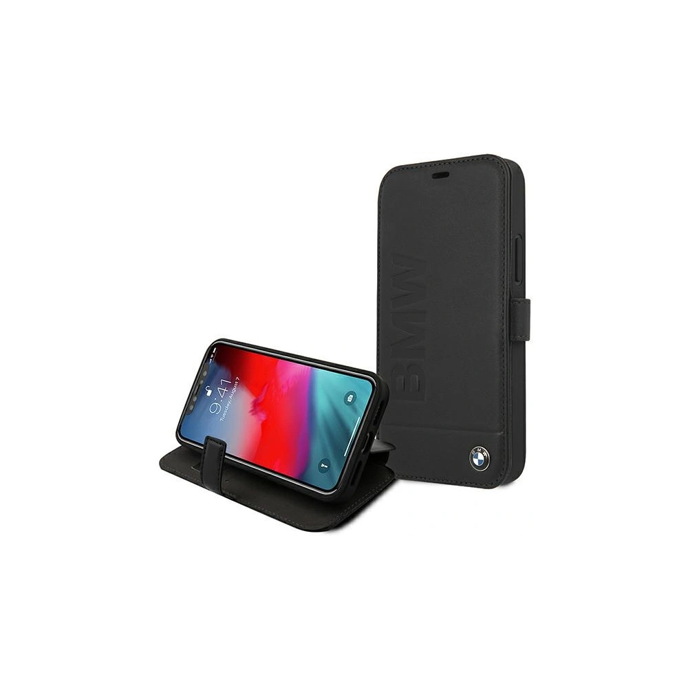 Hurtownia GSM - Etui BMW BMFLBKP12SSLLBK Apple iPhone 12 mini černý/black book Signature - BMW020BLK - {ean13} - Hurt