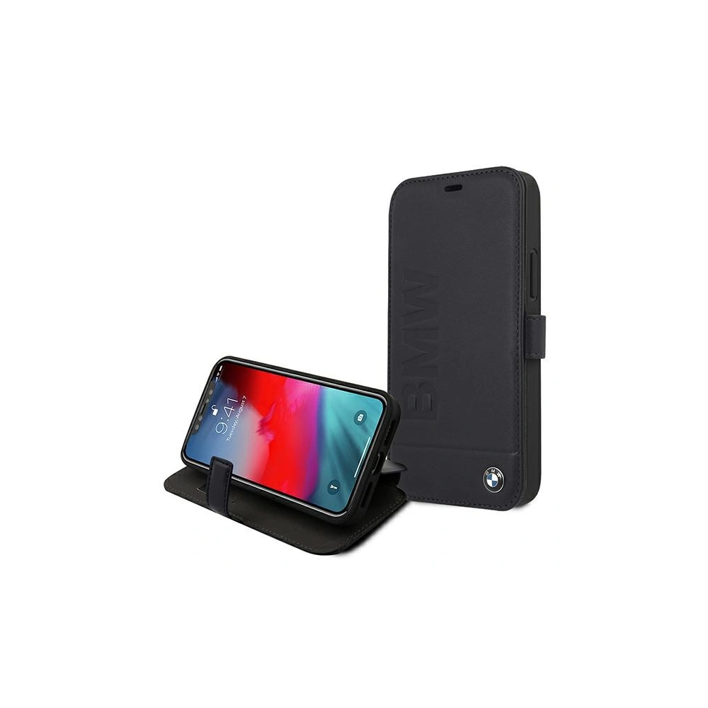 Hurtownia GSM - Case BMW BMFLBKP12SSLLNA Apple iPhone 12 mini navy blau Buch Signature - BMW021NAV - {ean13} - Hurt