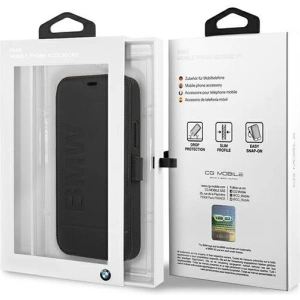 Hurtownia GSM - Case BMW BMFLBKP12SSLLBK Apple iPhone 12 mini schwarz/black book Signature - BMW020BLK - {ean13} - Hurt