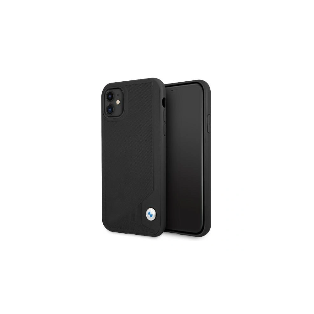 Hurtownia GSM - Etui BMW BMHCN61RCDPK Apple iPhone 11 černý/black hardcase Leather Deboss - BMW028BLK - {ean13} - Hurt