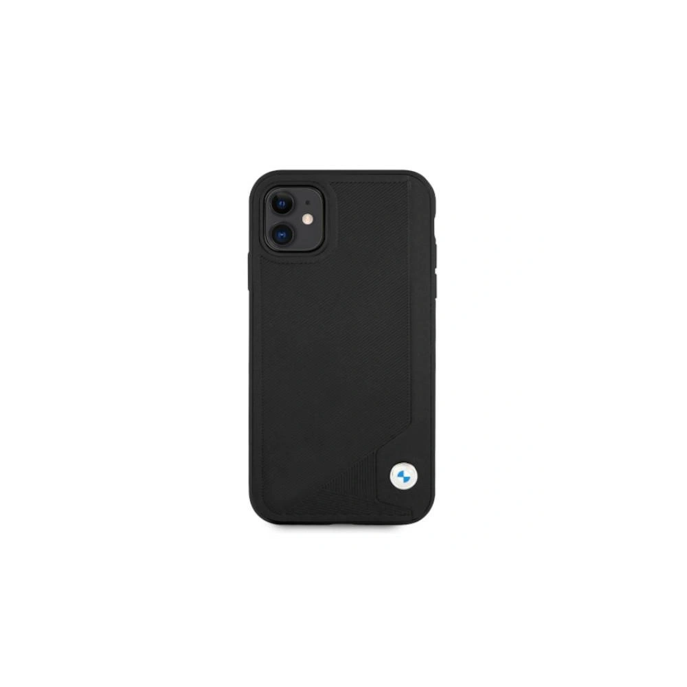 Hurtownia GSM - Etui BMW BMHCN61RCDPK Apple iPhone 11 černý/black hardcase Leather Deboss - BMW028BLK - {ean13} - Hurt