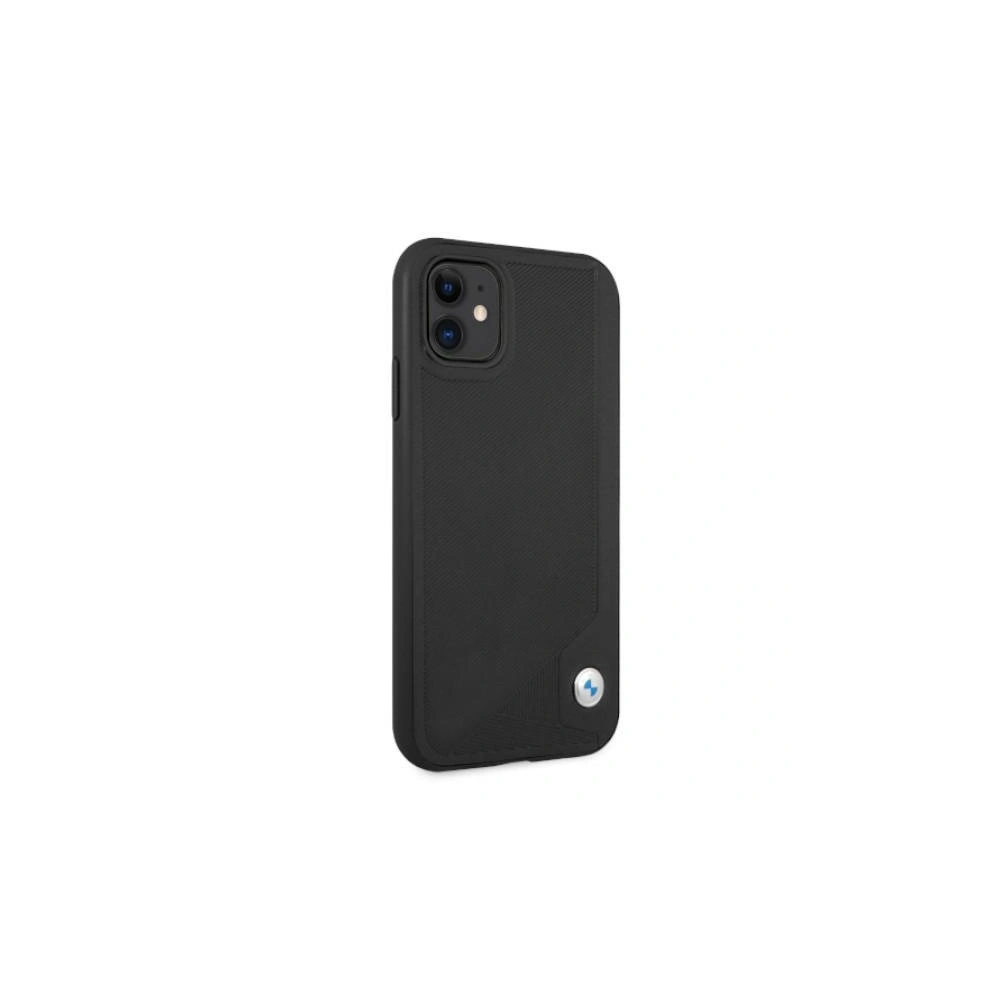 Wholesale BMW BMHCN61RCDPK Apple iPhone 11 black hardcase Leather Deboss - BMW028BLK - {ean13} - Hurt
