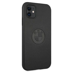 Etui BMW BMHCN61REELK Apple iPhone 11 czarny/black hardcase Leather Emboss