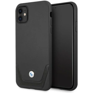 Hurtownia GSM - Etui BMW BMHCN61RSWPK Apple iPhone 11 czarny/black hardcase Leather Perforate - BMW031BLK - {ean13} - Hurt