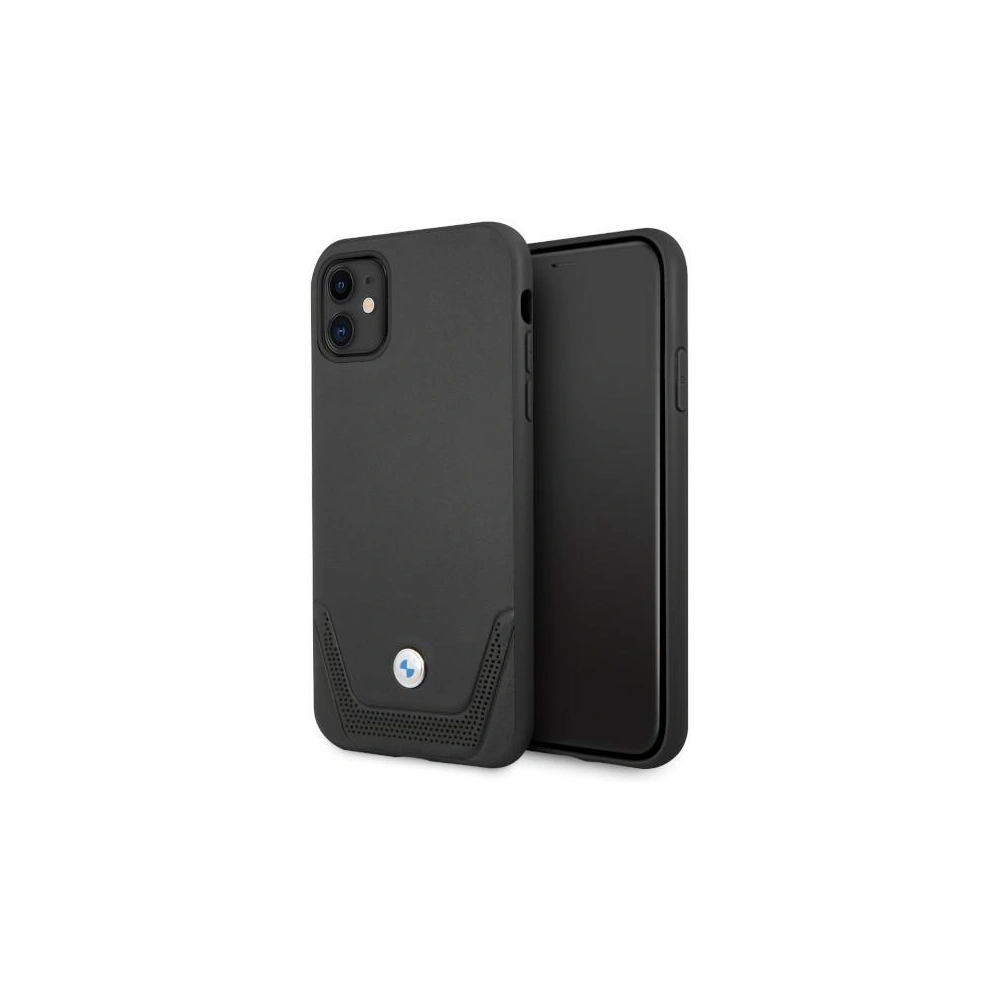 Hurtownia GSM - Etui BMW BMHCN61RSWPK Apple iPhone 11 czarny/black hardcase Leather Perforate - BMW031BLK - {ean13} - Hurt