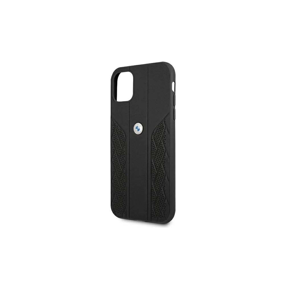 Hurtownia GSM - Etui BMW BMHCN61RSPPK Apple iPhone 11 czarny/black hardcase Leather Curve Perforate - BMW030BLK - {ean13} - Hurt