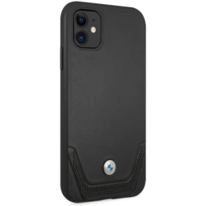 Hurtownia GSM - Etui BMW BMHCN61RSWPK Apple iPhone 11 czarny/black hardcase Leather Perforate - BMW031BLK - {ean13} - Hurt