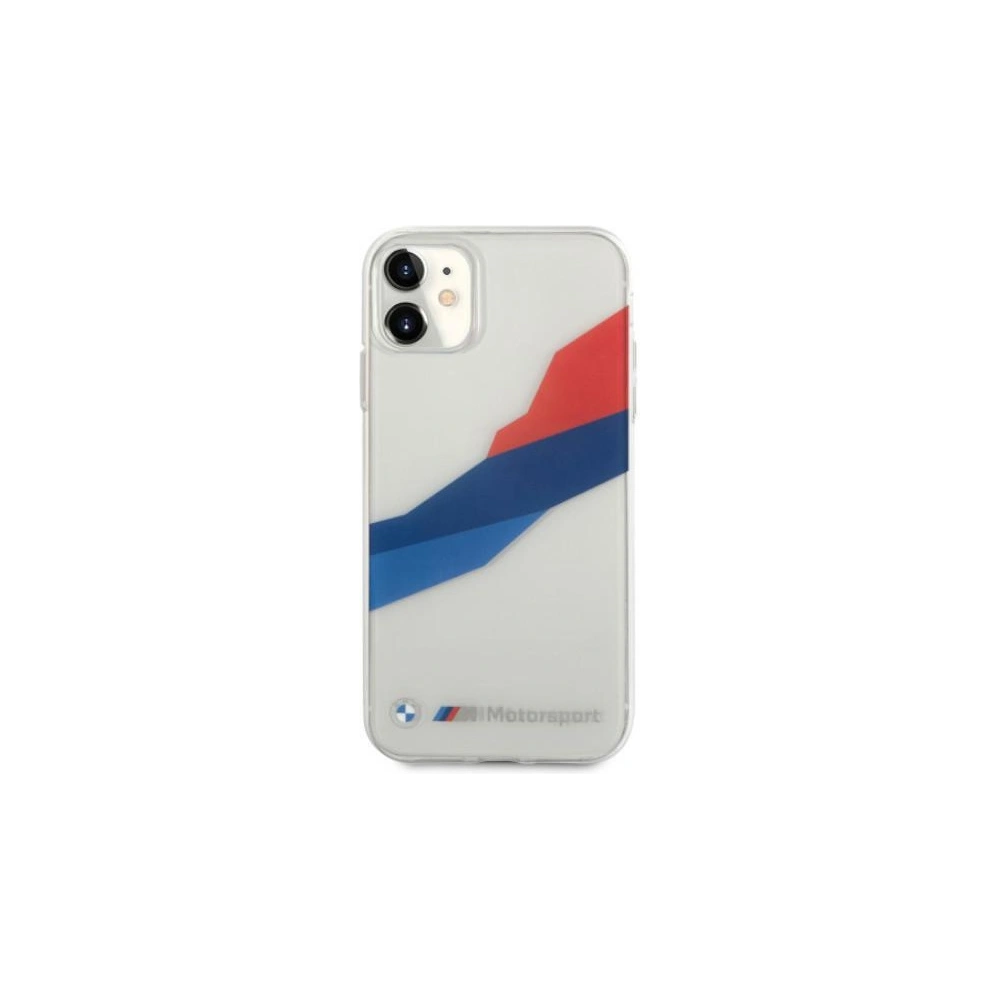 Hurtownia GSM - Etui BMW BMHCN61SKTGT Apple iPhone 11 transparent hardcase Motorsport Tricolor - BMW034CL - {ean13} - Hurt