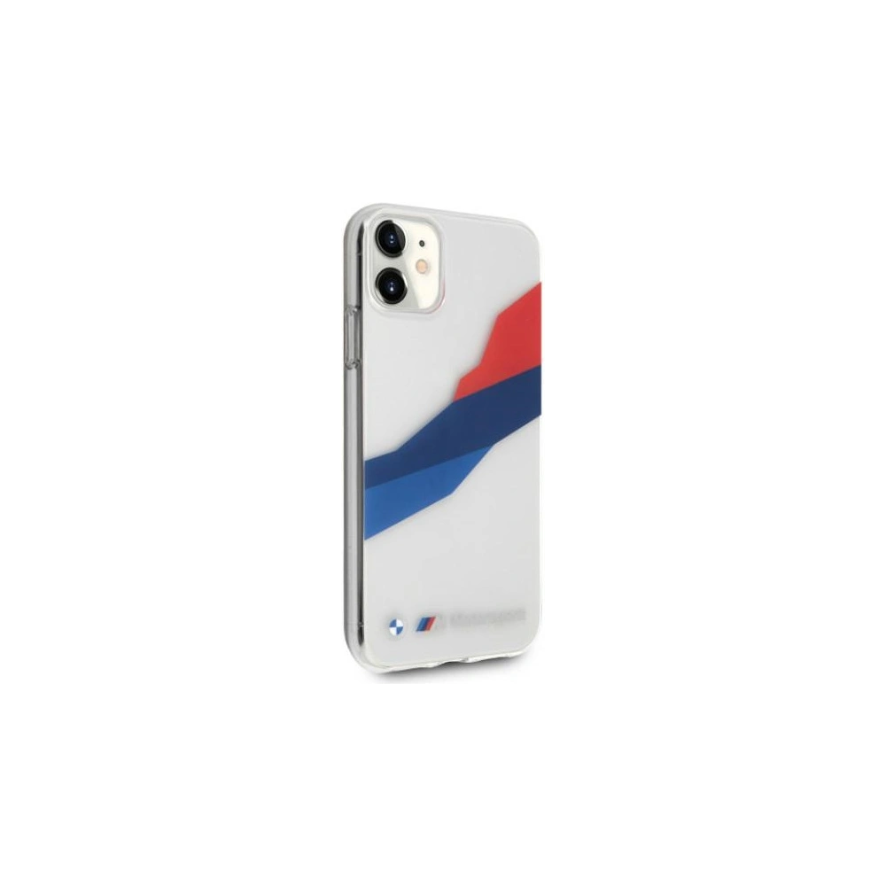 Wholesale BMW BMHCN61SKTGT Apple iPhone 11 transparent hardcase Motorsport Tricolor - BMW034CL - {ean13} - Hurt